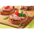Toasted bread and pate