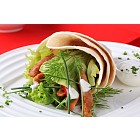 Vegetarian wrap sandwich 