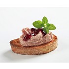 Toasted bread and pate
