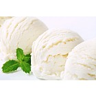 Scoops of white ice cream 