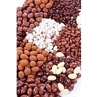 Chocolate covered nuts and fruit 