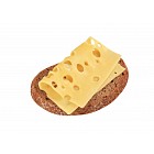 Bread and Swiss cheese