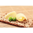 Brown cracker and butter